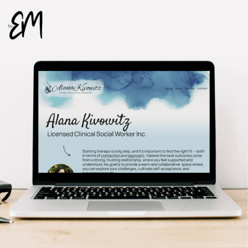 Calm, Colorful Therapy Site